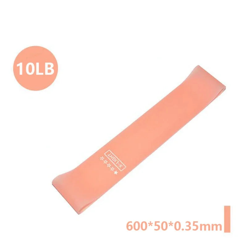 Portable Rubber Resistance Bands – Yoga, Pilates & Strength Training