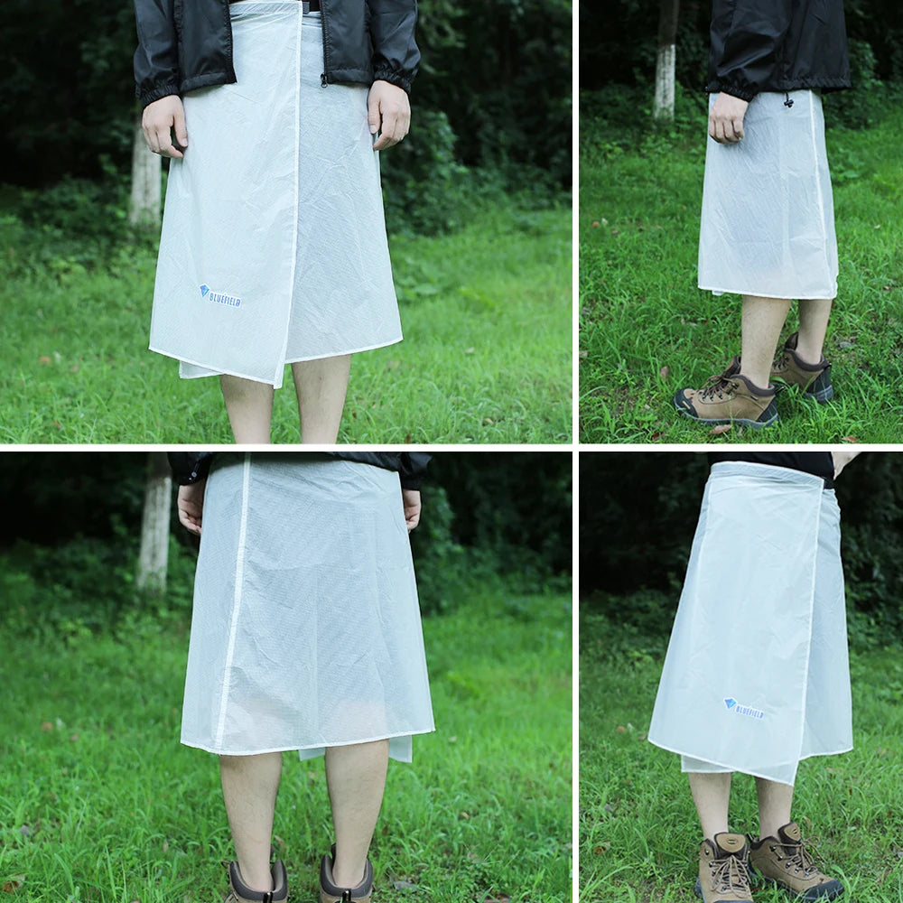Waterproof Packable Rain Kilt Skirt for Hiking