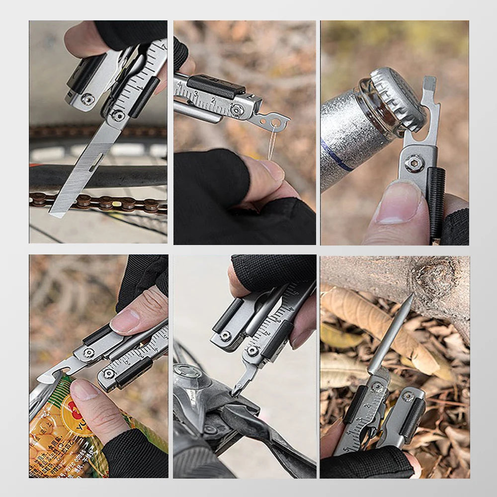 Outdoor Multitool Folding EDC Knife & Pliers