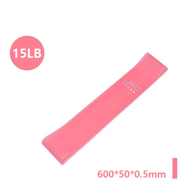Portable Rubber Resistance Bands – Yoga, Pilates & Strength Training