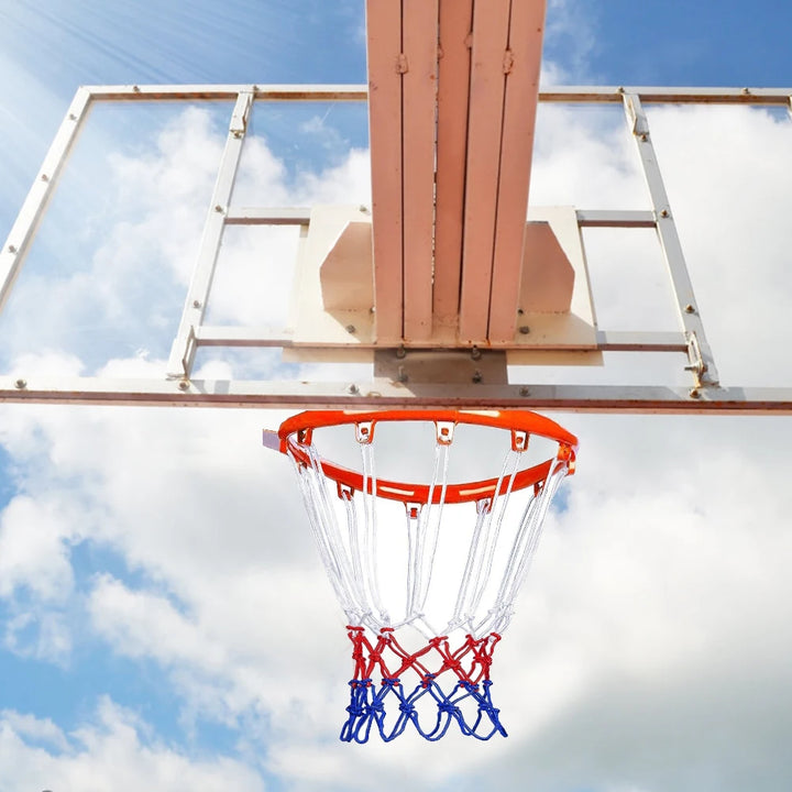 All-Weather Outdoor Basketball Hoop Net – Tri-Color