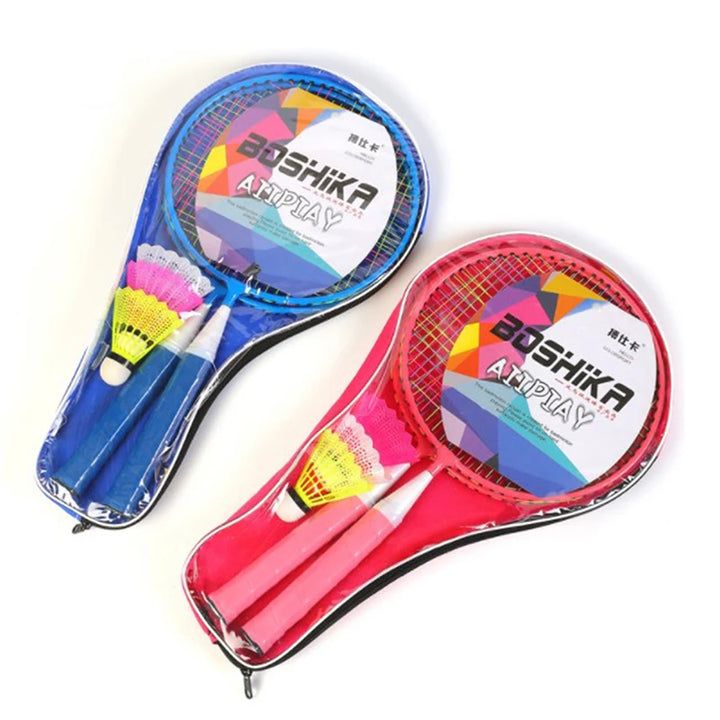 Kids Tennis & Badminton Racket Set – 1 Pair + Ball