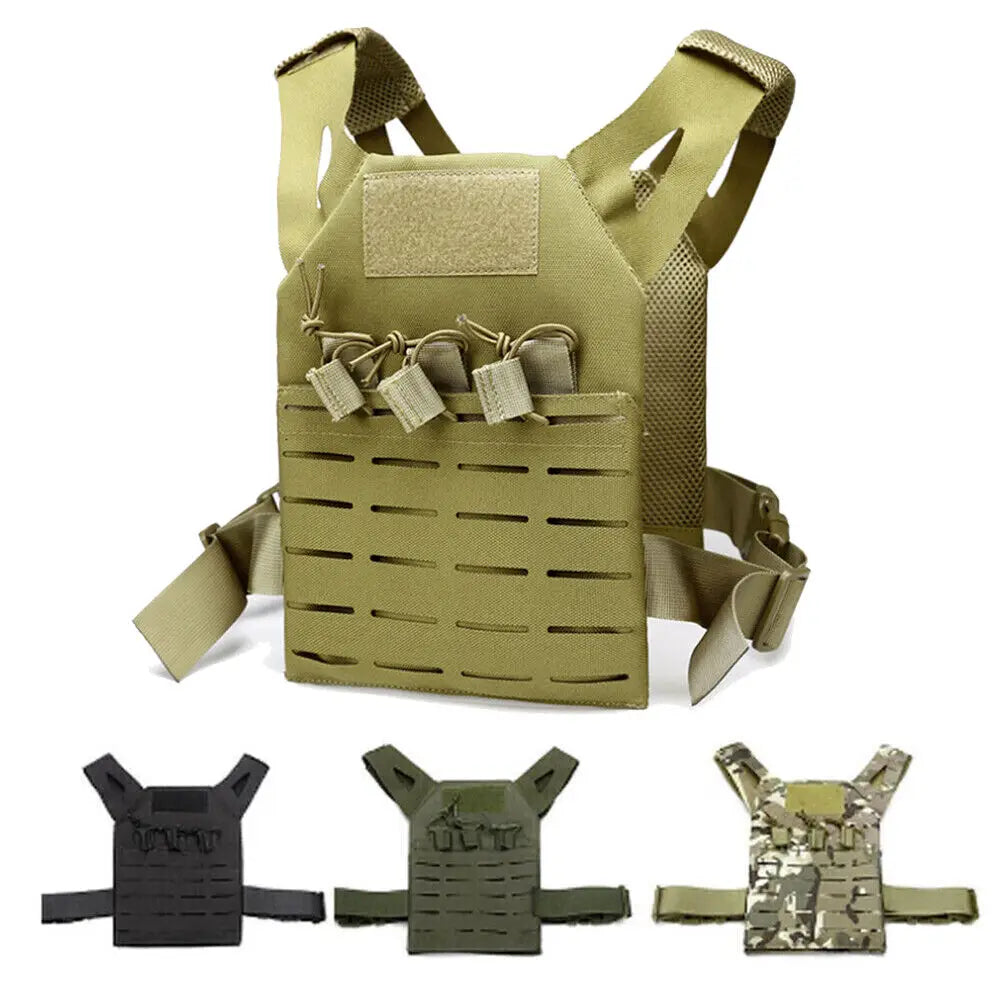 Kids Tactical Combat Vest - Military Molle Waistcoat