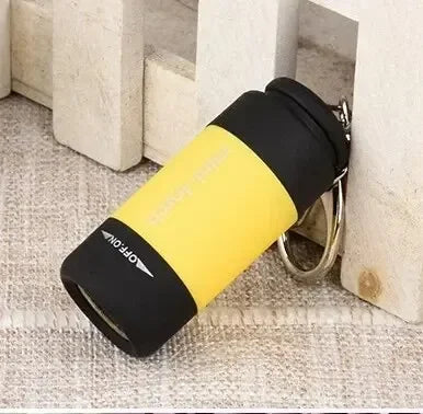 Mini LED USB Rechargeable Keychain Flashlight