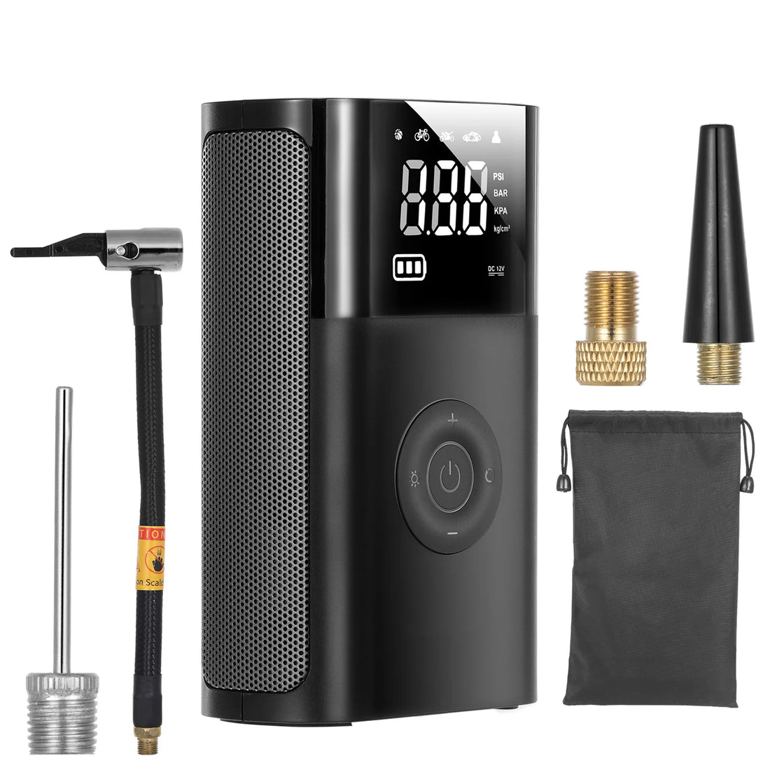 Tomshoo 4-in-1 Car Air Compressor & Power Bank