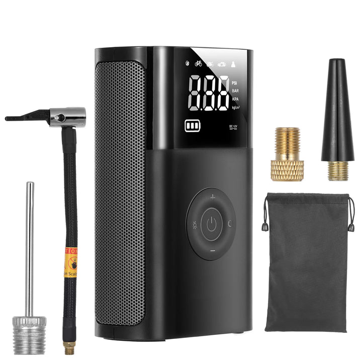 Tomshoo 4-in-1 Car Air Compressor & Power Bank