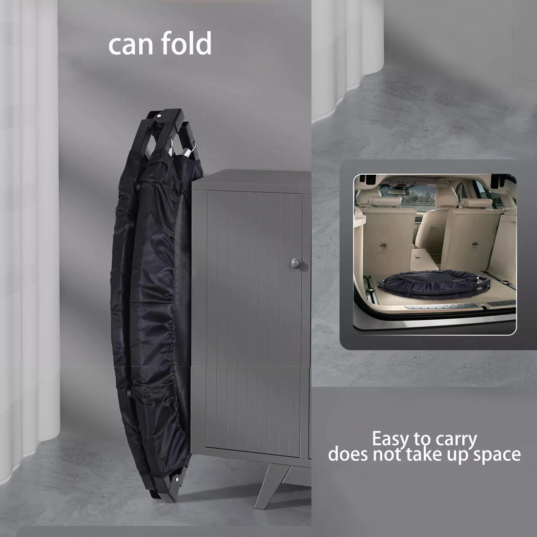 Foldable Mini Fitness Trampoline for Adults