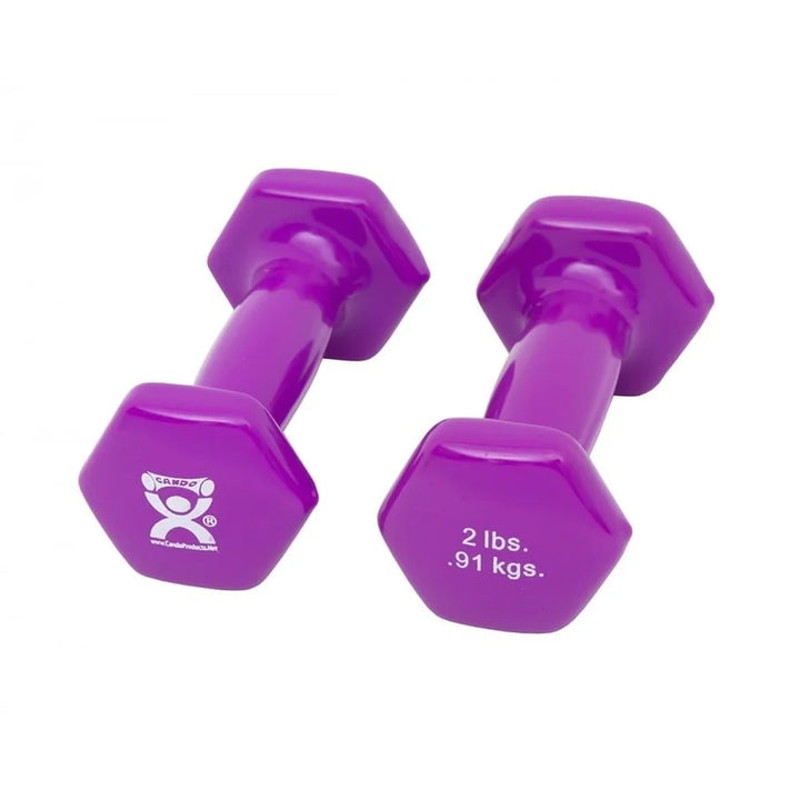 2 lb Vinyl Coated Hex Dumbbell Pair