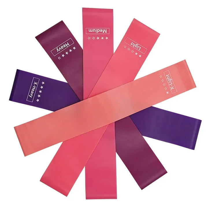Portable Rubber Resistance Bands – Yoga, Pilates & Strength Training
