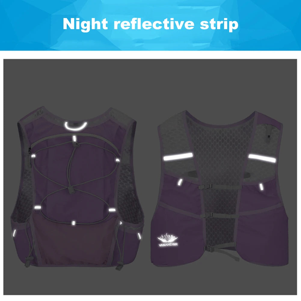 Hydration Running Vest - Waterproof, Lightweight, Breathable
