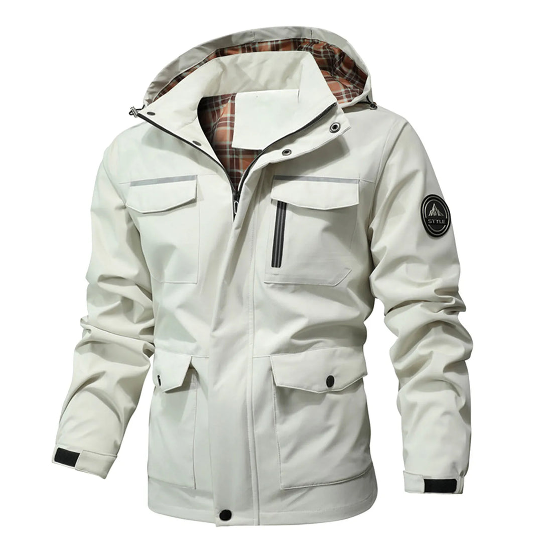 Plus Size Men's Windproof Outdoor Jacket