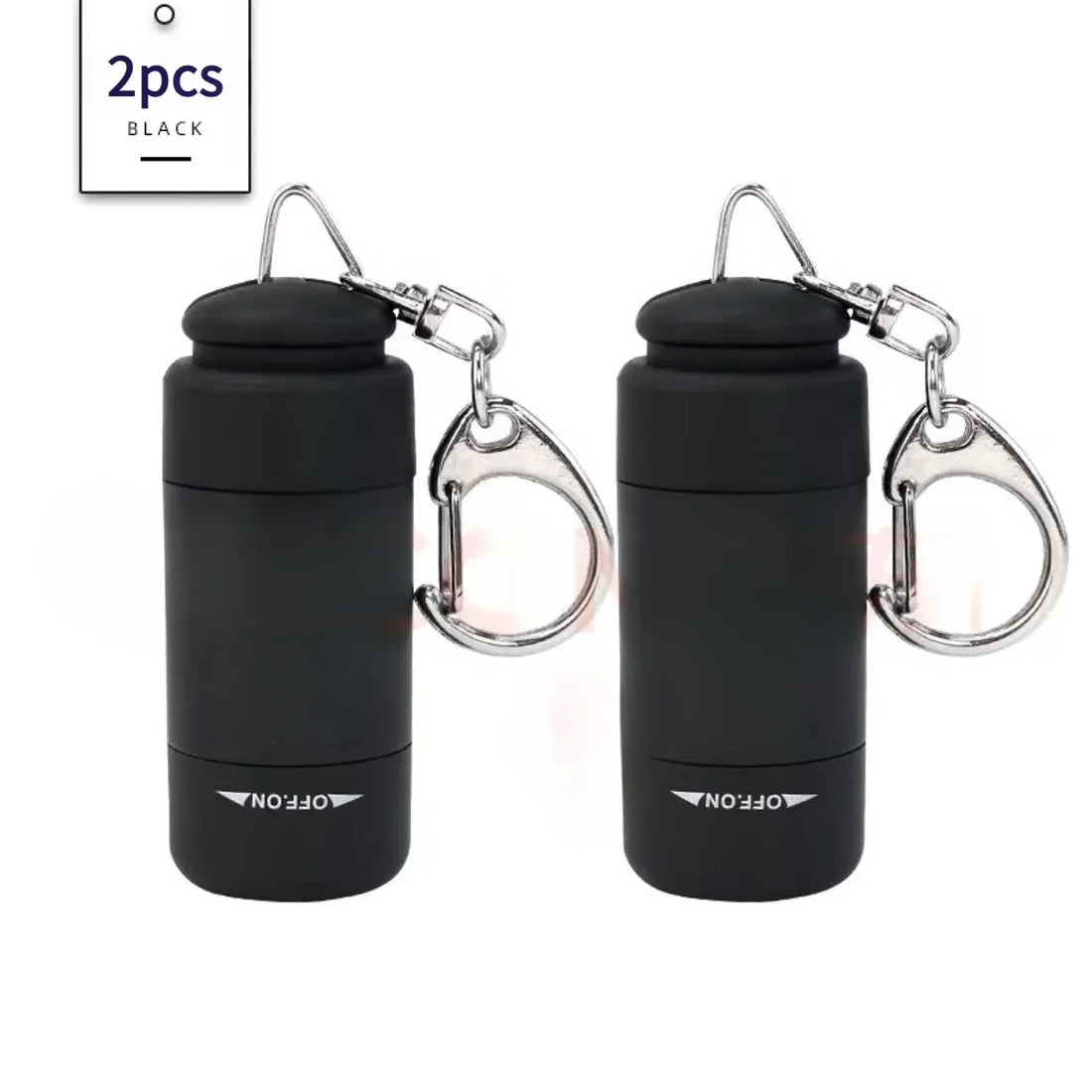 Mini LED USB Rechargeable Keychain Flashlight