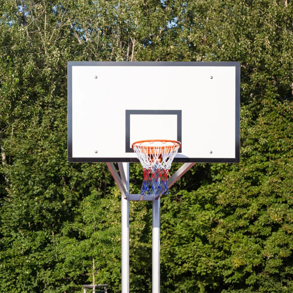 All-Weather Outdoor Basketball Hoop Net – Tri-Color