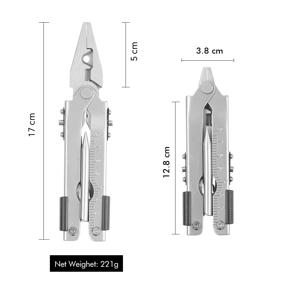 Outdoor Multitool Folding EDC Knife & Pliers