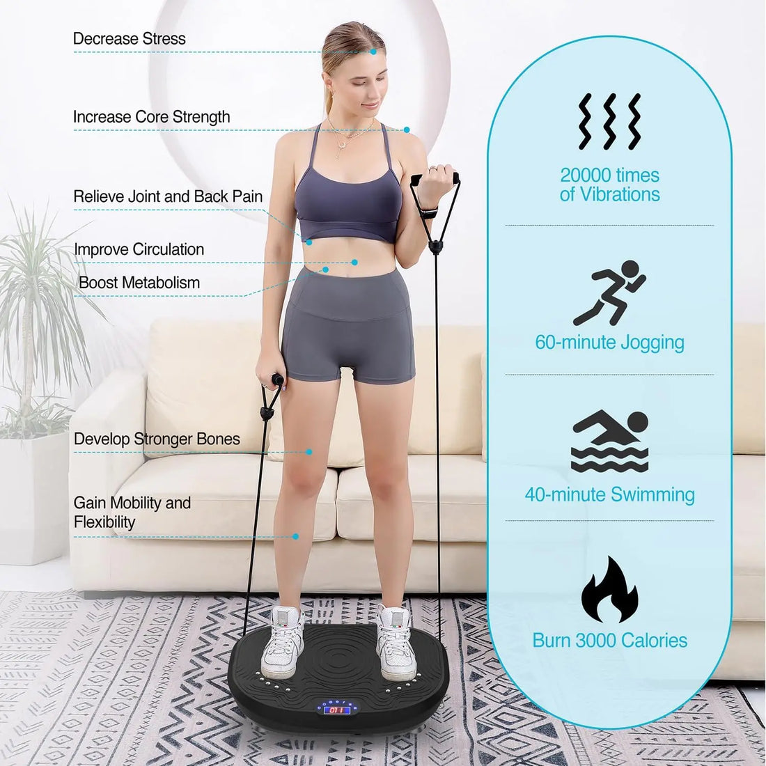 Vibration Plate Exercise Machine