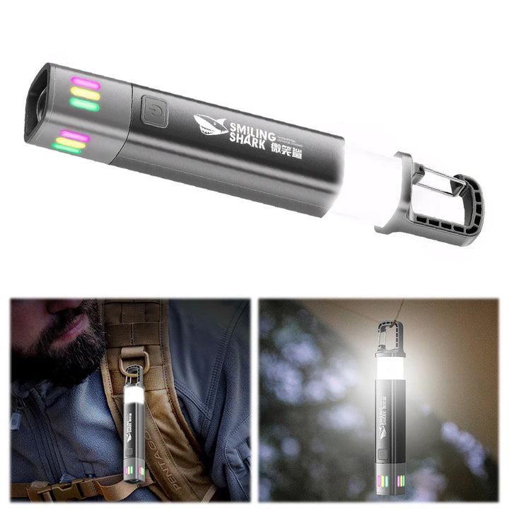 XPE+COB LED High Brightness Zoomable Outdoor Flashlight